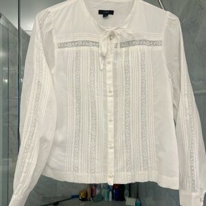 J Crew blouse worn once. Beautiful details.